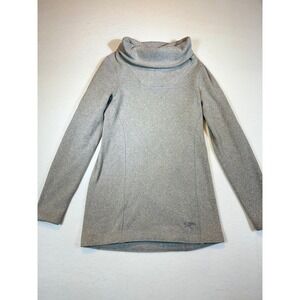Arc'teryx Desira Tunic Cowl Turtleneck Fleece Heather Grey